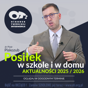 Posiłek w szkole i w domu – aktualności 2025/2026